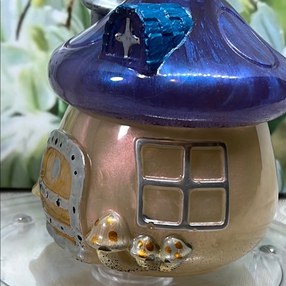 Enchanted Purple and Silver Mushroom House Decor - Picture 4 of 11